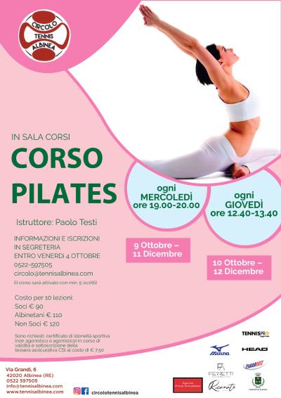 CORSO DI PILATES 2024