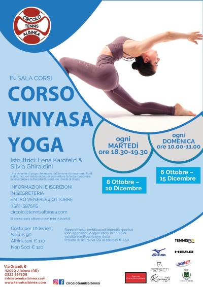 CORSO DI VINYASIA YOGA 2024