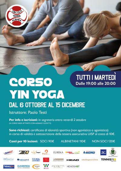 CORSO DI YIN YOGA 2026